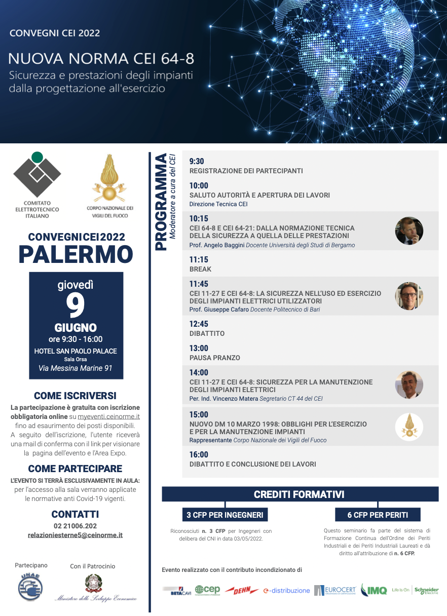 Nuova Norma CEI 64-8. Sicurezza e prestazioni degli impianti dalla progettazione all’esercizio